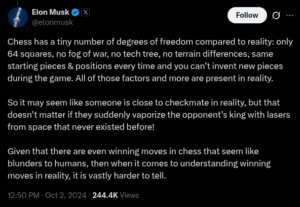 see full tweet at https://x.com/elonmusk/status/1841521084559945980?lang=en